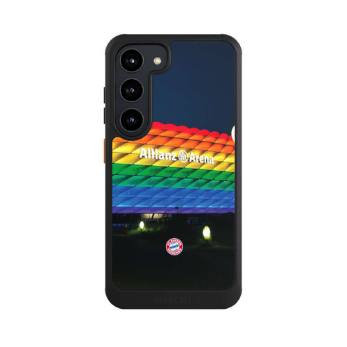 Samsung Galaxy S23 NIVOcore Allianz Arena Regenbogen