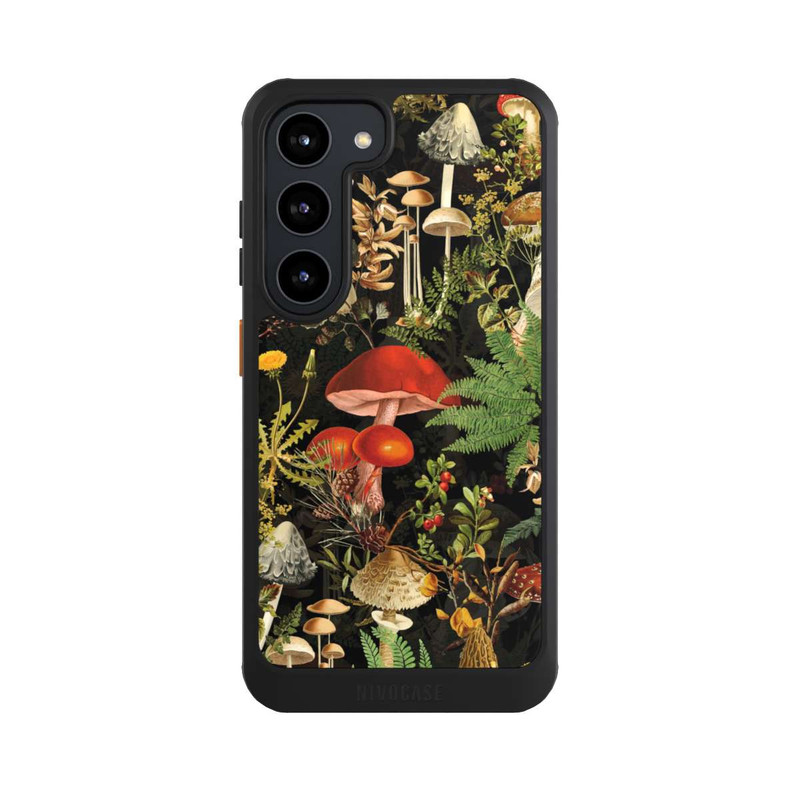 Galaxy S23 NIVOcore Différents champignons dans la forêt