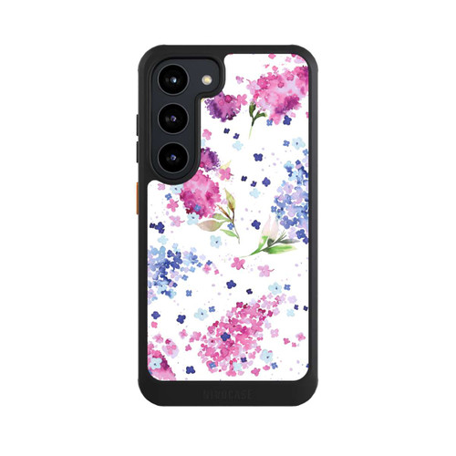 Samsung Galaxy S23 NIVOcore Hortensien Lila und Rosa Blumen