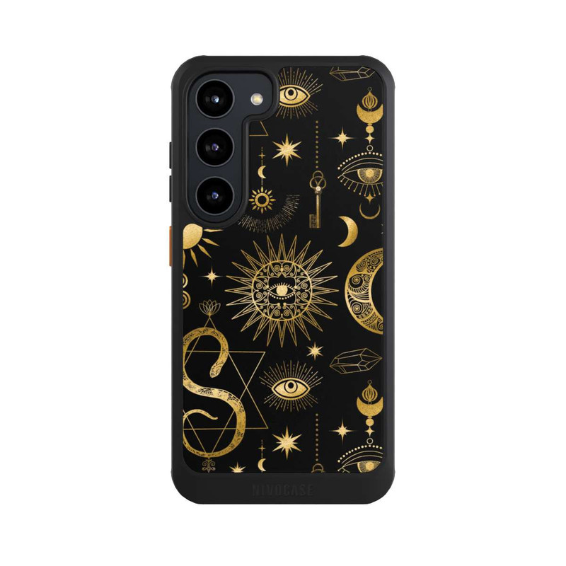 Galaxy S23 NIVOcore Himmlische Sonne und Mond Steampunk