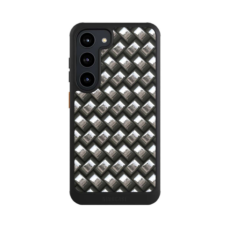 Galaxy S23 NIVOcore Glamour Silver Metal