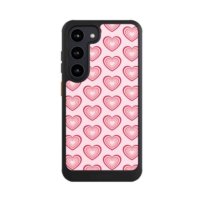 Galaxy S23 NIVOcore Psychedelische Herzen