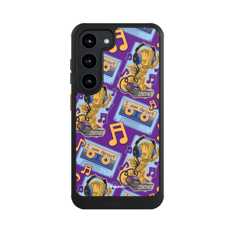 Galaxy S23 NIVOcore Groot Comic Headphones Guardians of the Galaxy