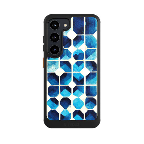 Samsung Galaxy S23 NIVOcore Blaues Muster