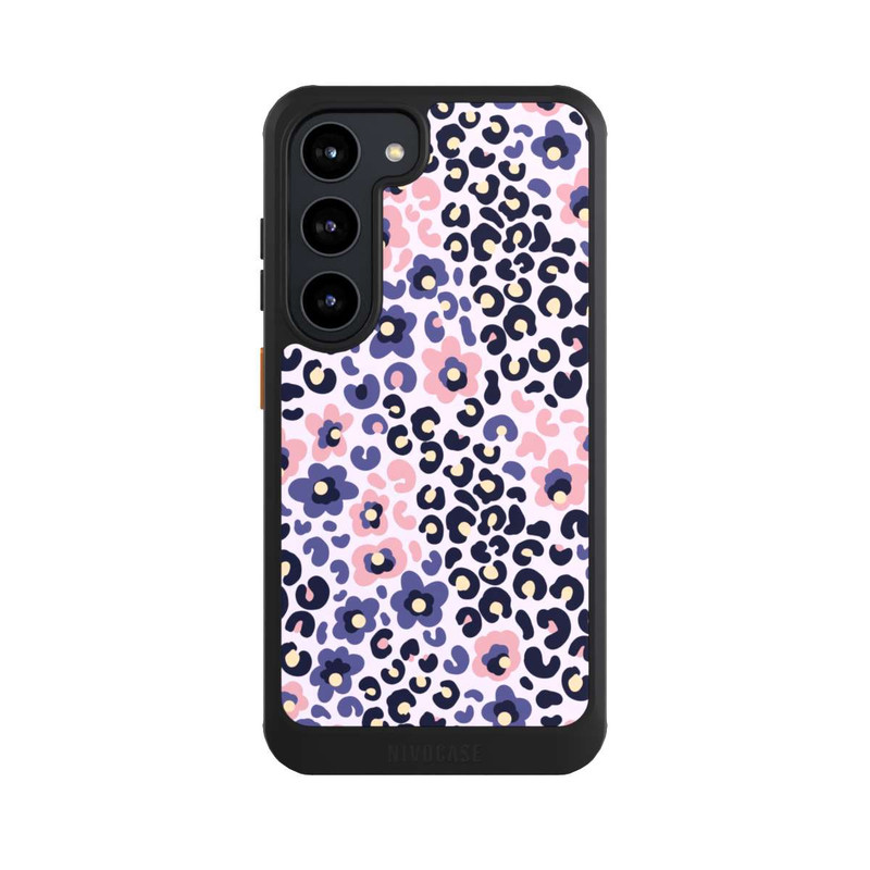 Galaxy S23 NIVOcore Peau d'animal avec des fleurs 1