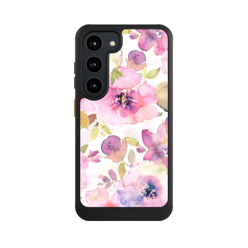 Galaxy S23 NIVOcore Tapete mit rosa Blumen