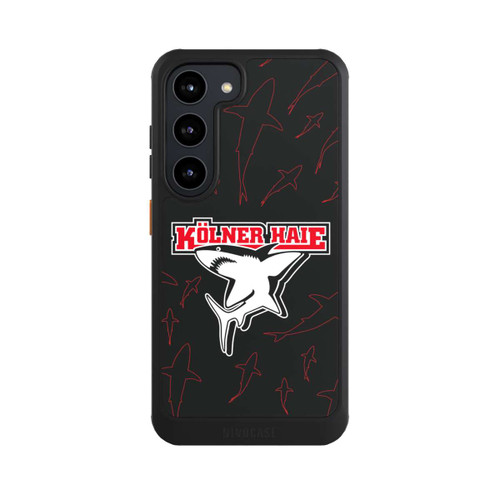 Samsung Galaxy S23 NIVOcore Haie Muster Rot