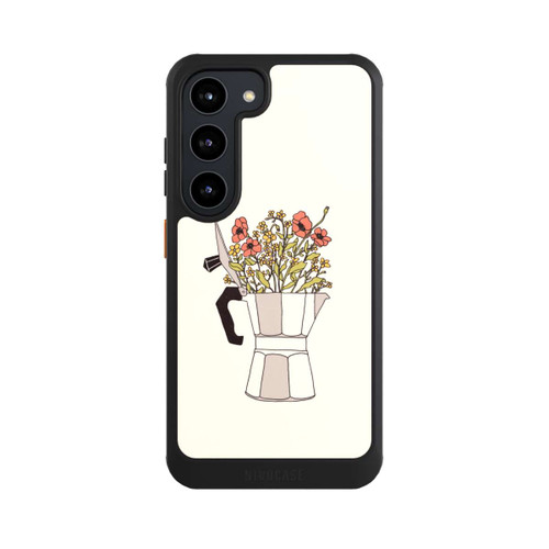 Samsung Galaxy S23 NIVOcore Moka Blumen