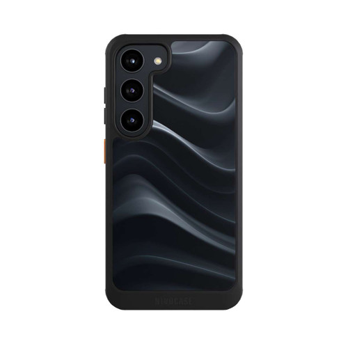 Samsung Galaxy S23 NIVOcore Black Waves Texture
