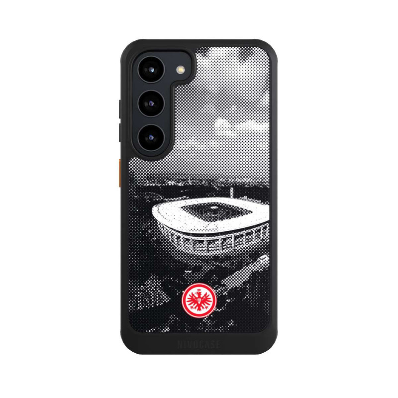 Galaxy S23 NIVOcore SGE Stadion Schwarz Weiß
