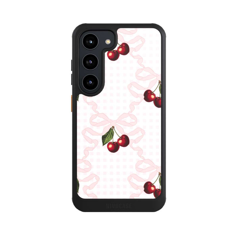 Galaxy S23 NIVOcore Motif cerise rose
