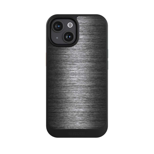 Apple iPhone 15 NIVOcore Metal Look - Anthrazit