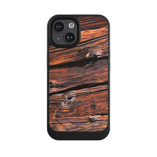 Apple iPhone 15 NIVOcore Verwitterte Holzplanken