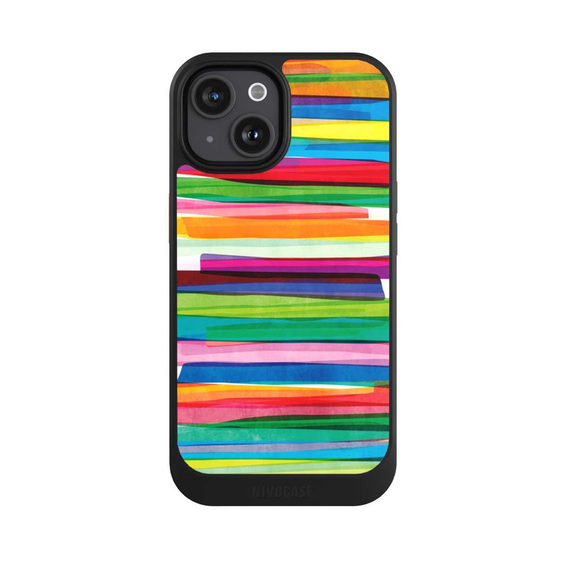 iPhone 15 NIVOcore Bunte Streifen1