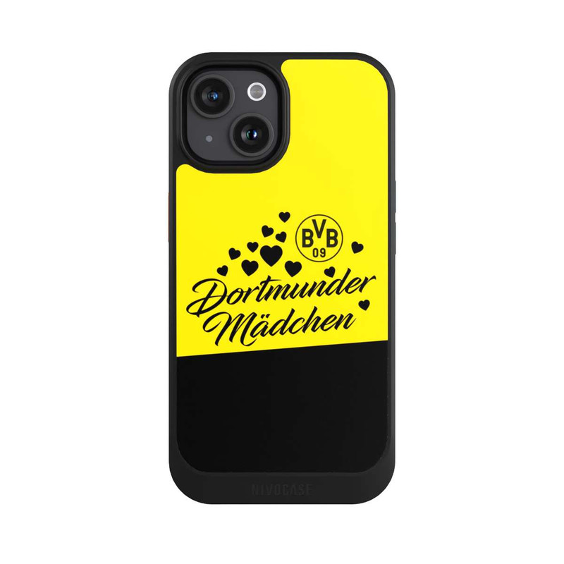 iPhone 15 NIVOcore BVB Dortmunder Mädel Herzen