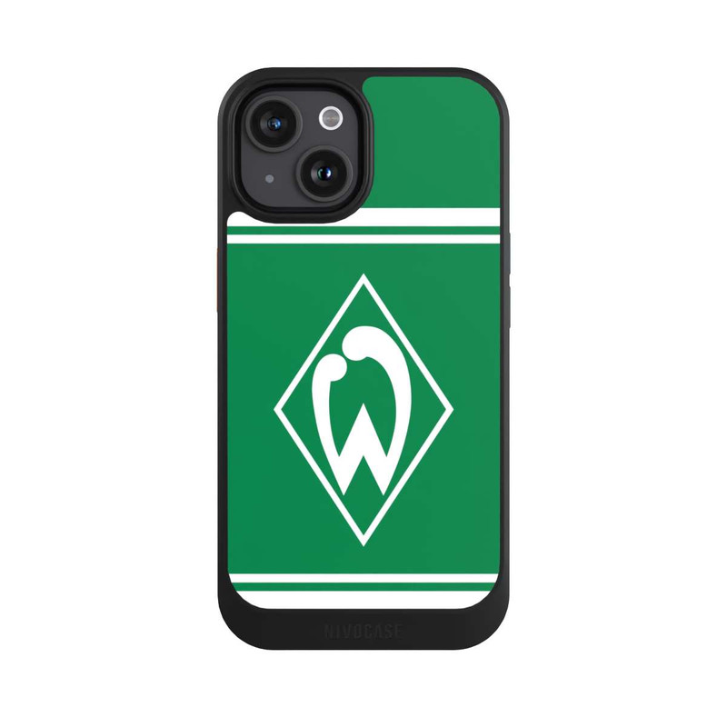 iPhone 15 NIVOcore Werder Stripes Green