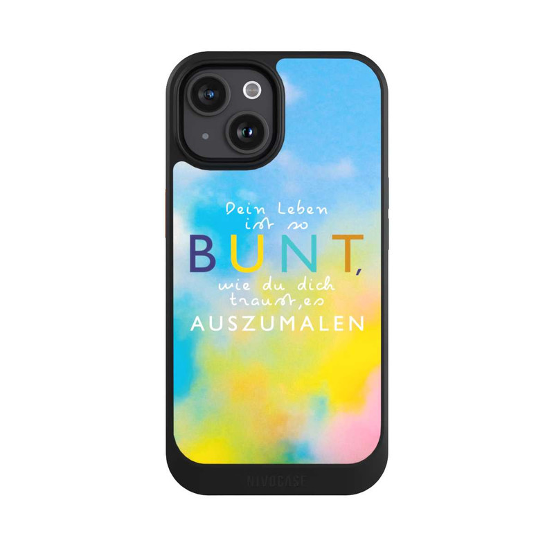 iPhone 15 NIVOcore Das Leben ist Bunt
