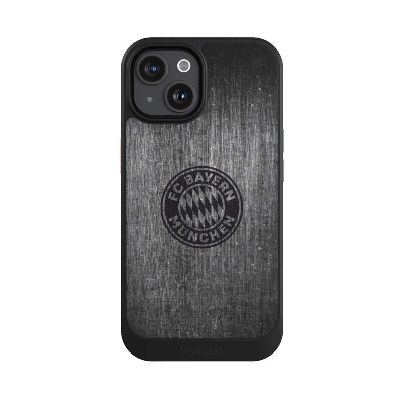 iPhone 15 NIVOcore Look métallique FCB uni