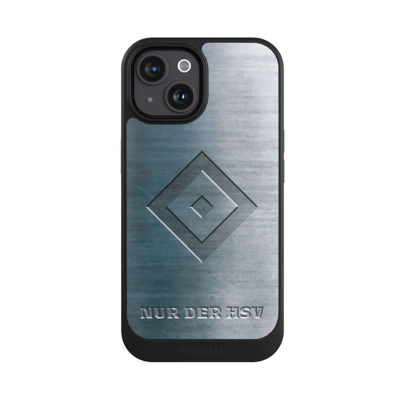 iPhone 15 NIVOcore Nur der HSV Metalllook