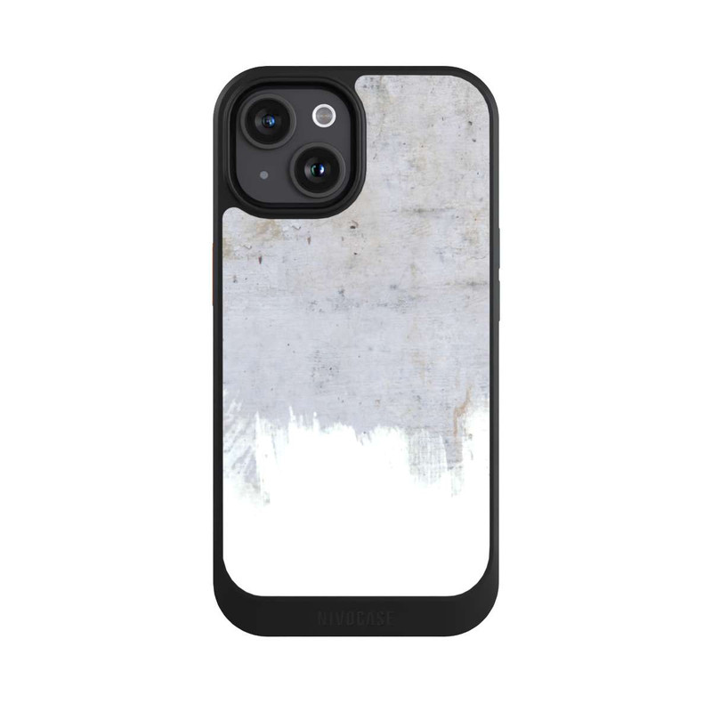iPhone 15 NIVOcore Farbe auf Rohbeton