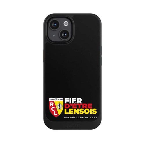 Apple iPhone 15 NIVOcore RC Lens Logo Black at Bottom