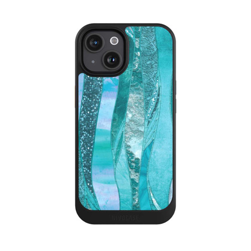 Apple iPhone 15 NIVOcore Blue Glamour Glitter Look