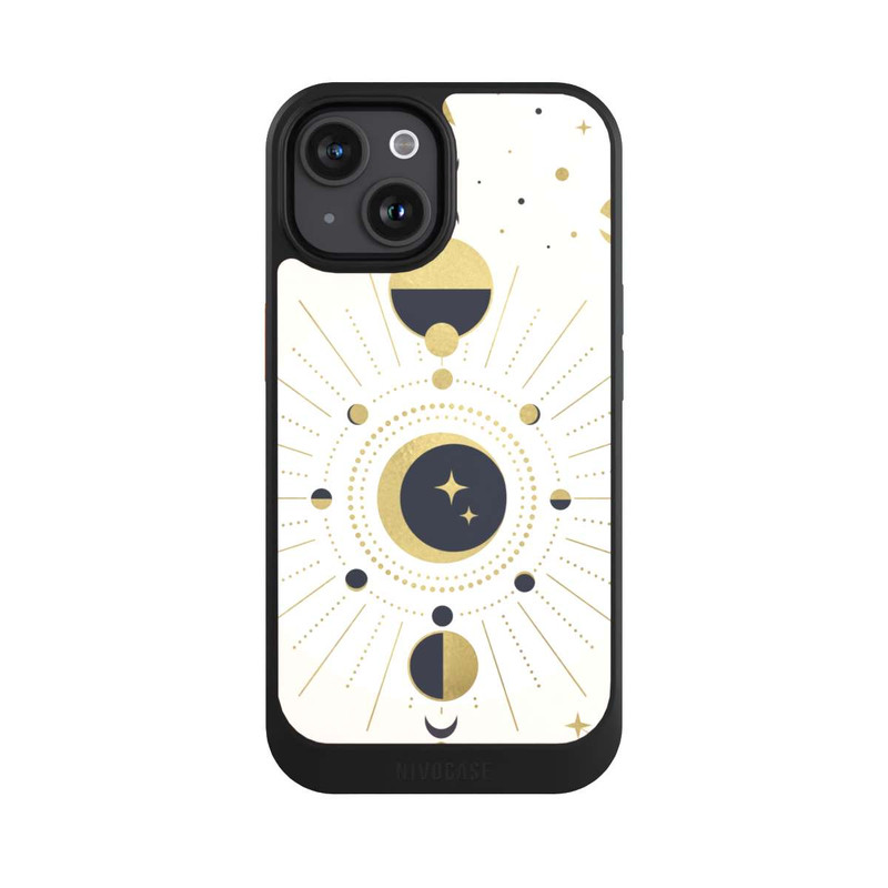 iPhone 15 NIVOcore Abstract Rose Gold Look