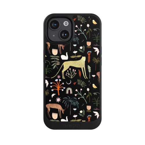Apple iPhone 15 NIVOcore Wilde Gartenbuchstaben von Léa Le Pivert