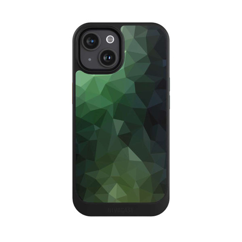 Apple iPhone 15 NIVOcore Polygonal Mosaic Green