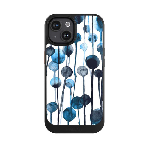 Apple iPhone 15 NIVOcore Dripping Dots Blue