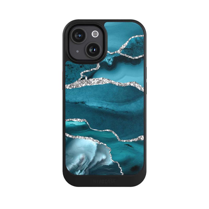 iPhone 15 NIVOcore Gletscher Eis Marmor