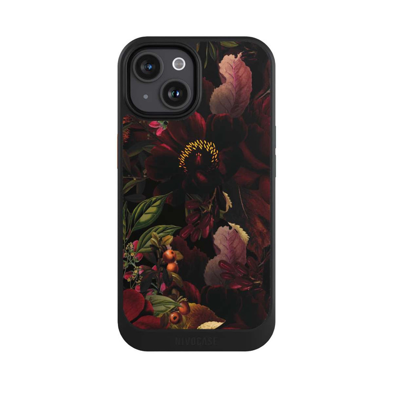 iPhone 15 NIVOcore Champ de Fleurs Foncé
