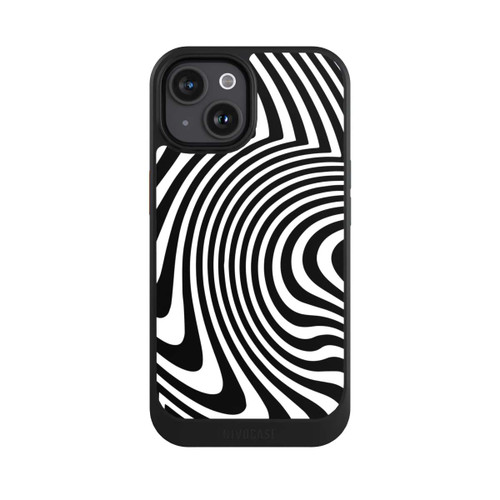 Apple iPhone 15 NIVOcore schwarz-weiße Wellen