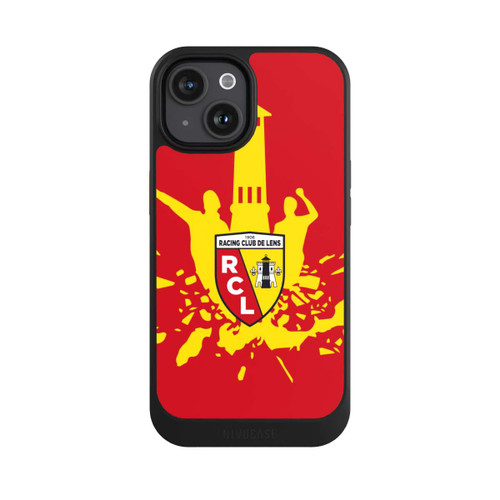Apple iPhone 15 NIVOcore RC Lens Tower Yellow on Red