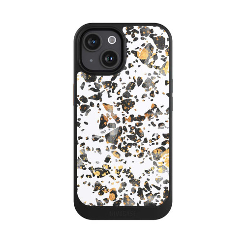 Apple iPhone 15 NIVOcore Gold Speckled Terrazzo