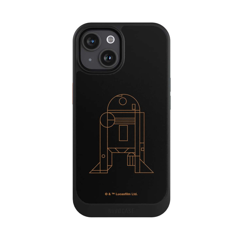 iPhone 15 NIVOcore R2D2 Dessin au trait