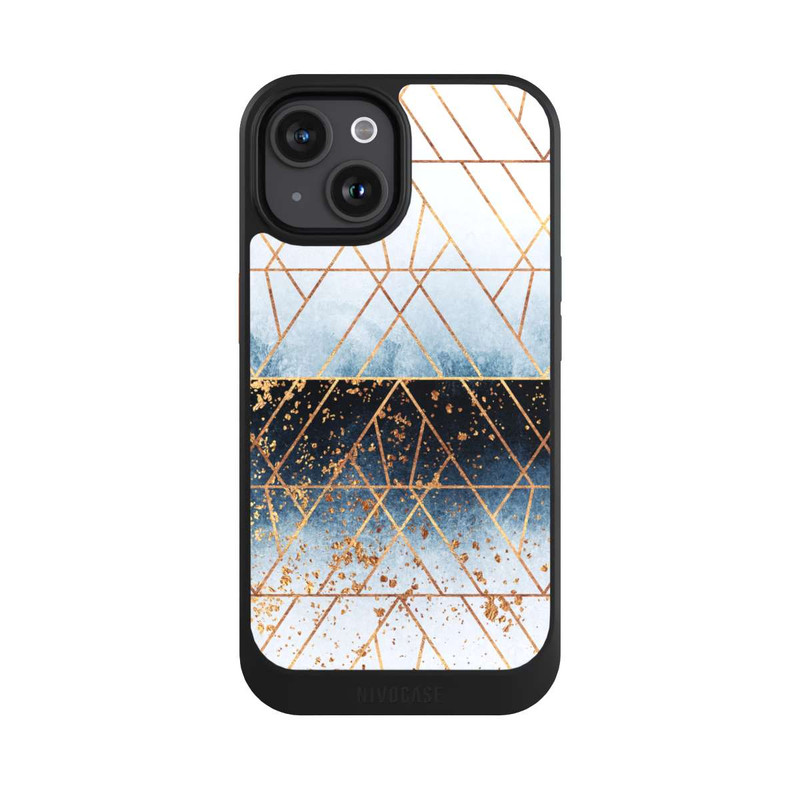 iPhone 15 NIVOcore Winter Blue Geo