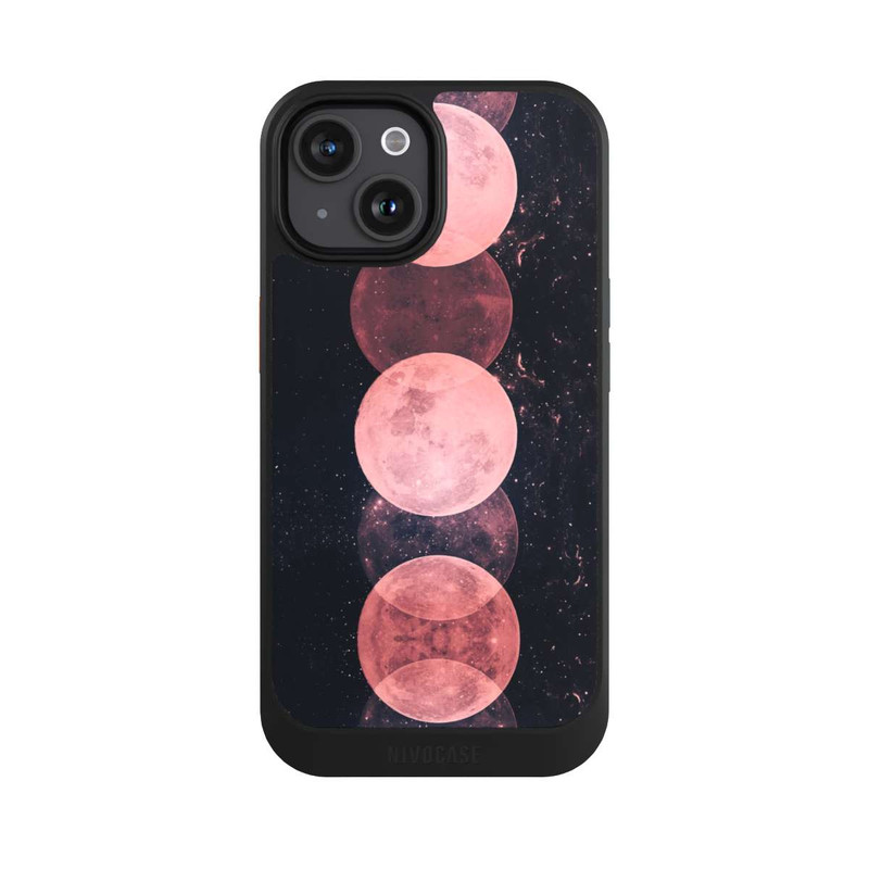 iPhone 15 NIVOcore Pink Moon Phases