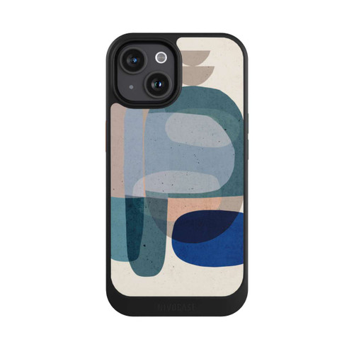 Apple iPhone 15 NIVOcore Pierres n° 3 Bleu