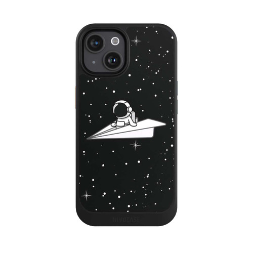 Apple iPhone 15 NIVOcore Astronaut Paper Plane Comic