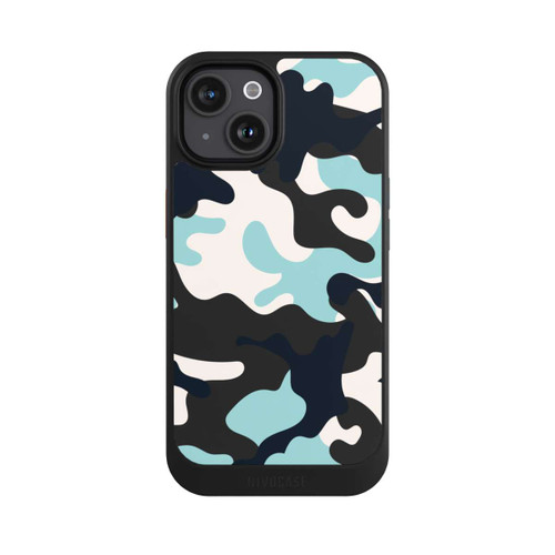 Apple iPhone 15 NIVOcore Blue Camouflage