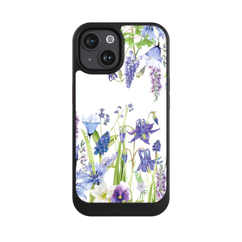 iPhone 15 NIVOcore Blumenwiese Lavendel