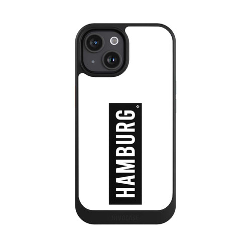 Apple iPhone 15 NIVOcore HSV Hamburg Schwarz Weiss
