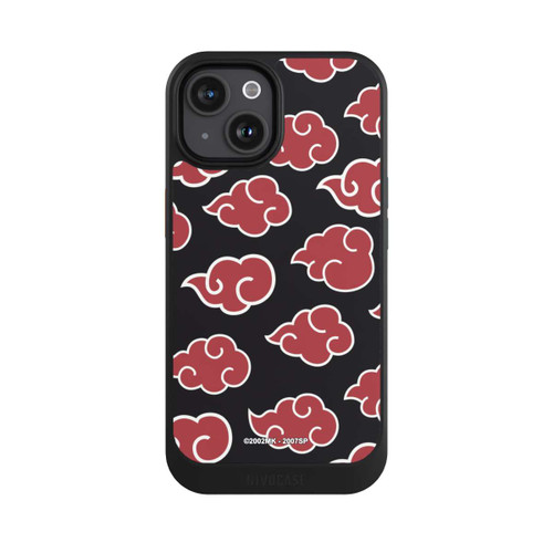 Apple iPhone 15 NIVOcore Akatsuki Pattern Black Big