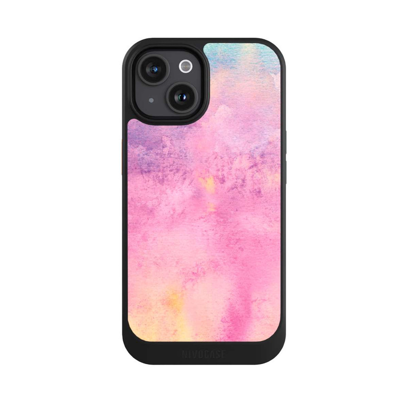iPhone 15 NIVOcore Nébuleuse Arc-en-ciel