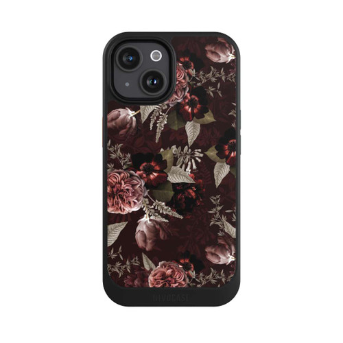 Apple iPhone 15 NIVOcore Winterrosen und Tulpen