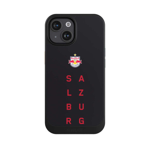 Apple iPhone 15 NIVOcore FC RB Salzburg Schriftzug Rot