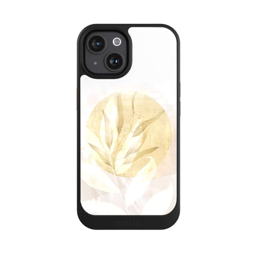 Apple iPhone 15 NIVOcore Boho Gold Blumen Kunst