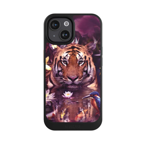 Apple iPhone 15 NIVOcore Tiger Blumenrahmen