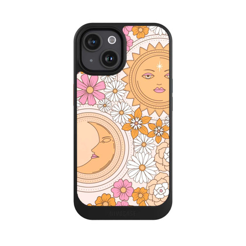 Apple iPhone 15 NIVOcore Mond-Sonne-Blumen